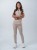 Bluza medyczna damska scrubs Slim Nude, beżowa